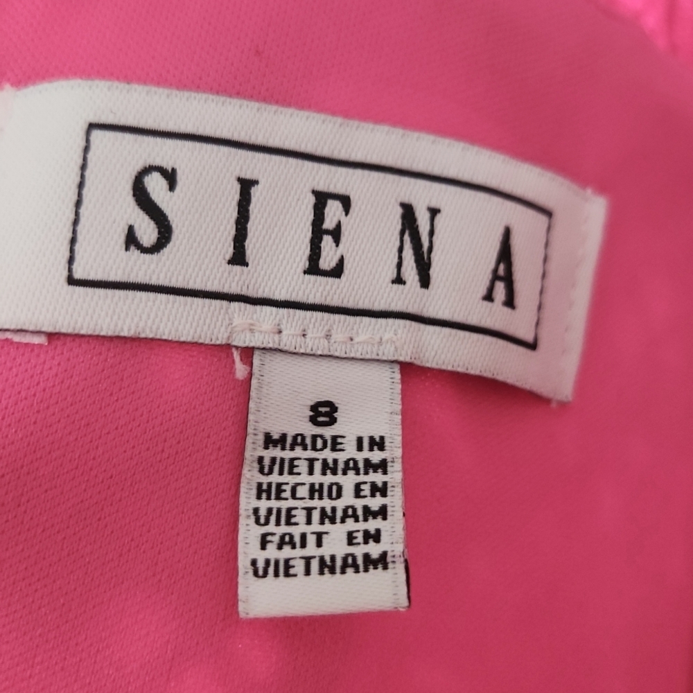 NWT SIENA | Pink Lace Halter Boho Midi Dress - Picture 10 of 11